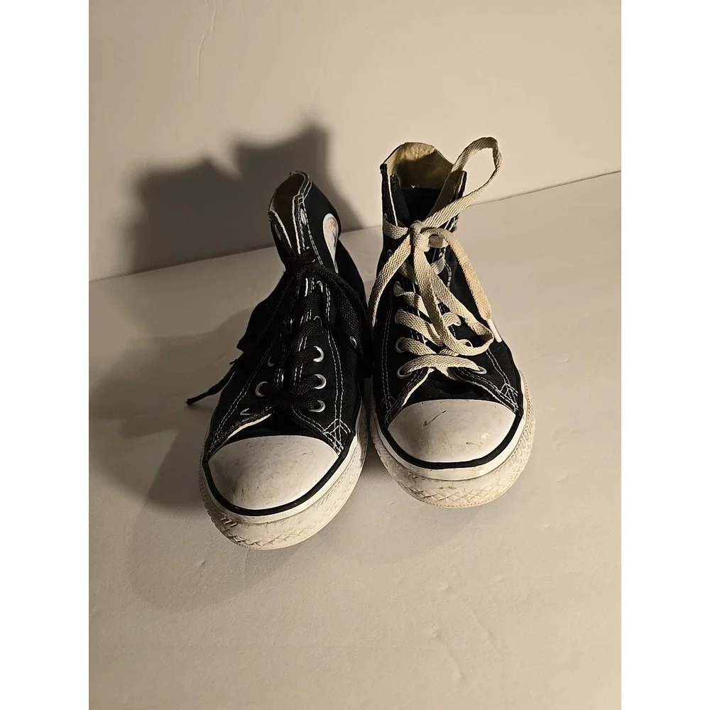 Converse Shoes Youth 3 Chuck Taylor All Star Sneakers Hi-Top Black Comfort 3J231